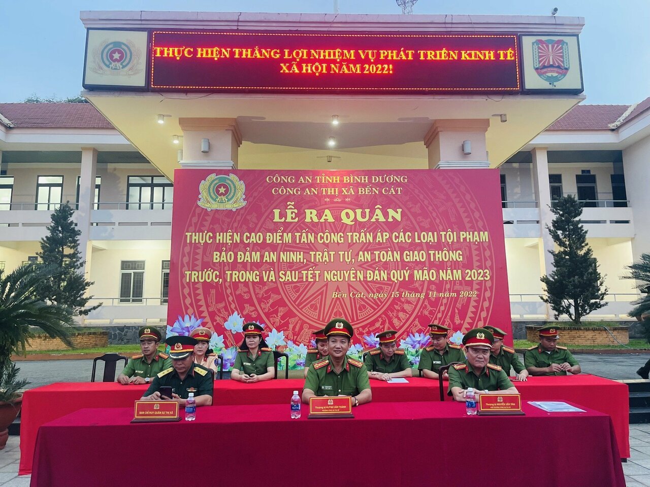 CÔNG AN BẾN CÁT RA QUÂN TRẤN ÁP TỘI PHẠM TẾT NĂM 2023